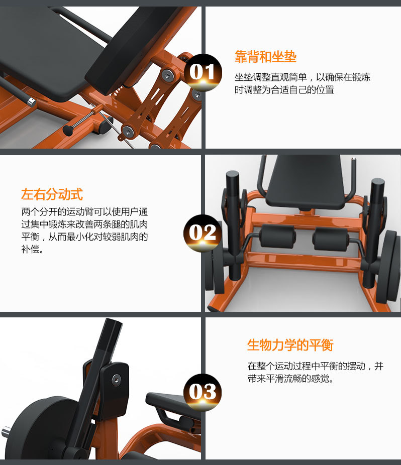 坐姿腿屈伸机